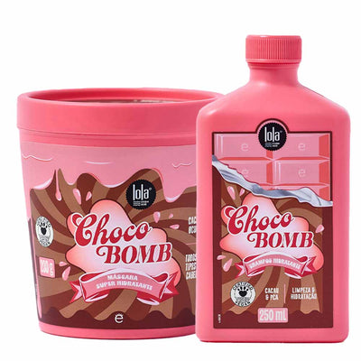 Lola Cosmetics Chocobomb Kit Máscara 230g e Shampoo 50ml