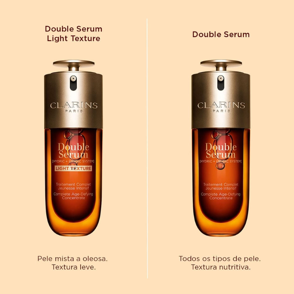Clarins Double Serum Light Texture Sérum Facial Antirrugas