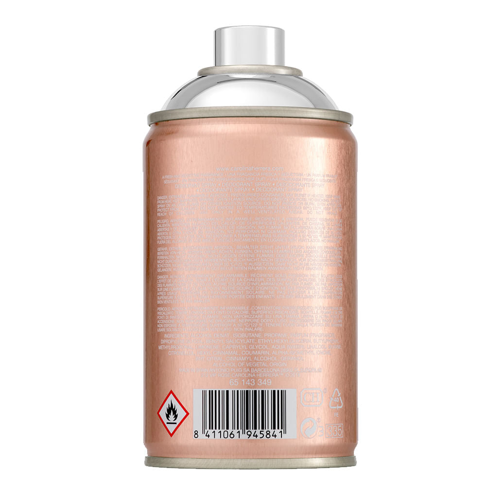 Carolina Herrera 212 VIP Rosé Body Spray 250ml