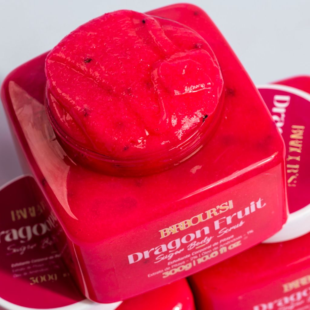 Kit 3 Esfoliantes Corporais - Vitamina C, Coco e Pitaya