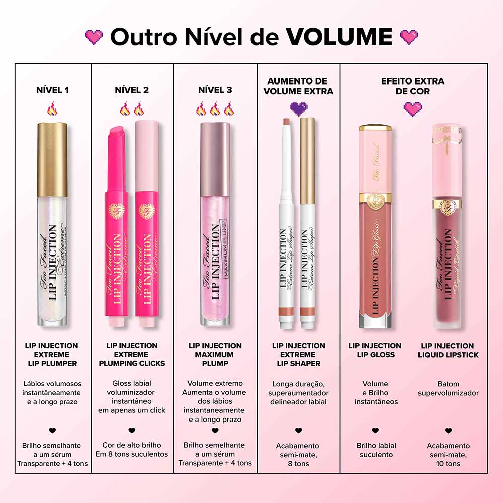 Too Faced Lip Injection Extreme Gloss Labial Volumizador