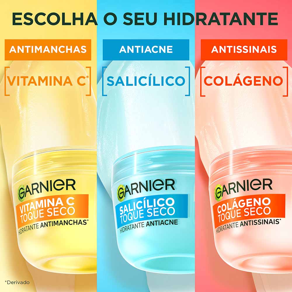 Garnier Skin Vitamina C Hidratante Facial Toque Seco 85g