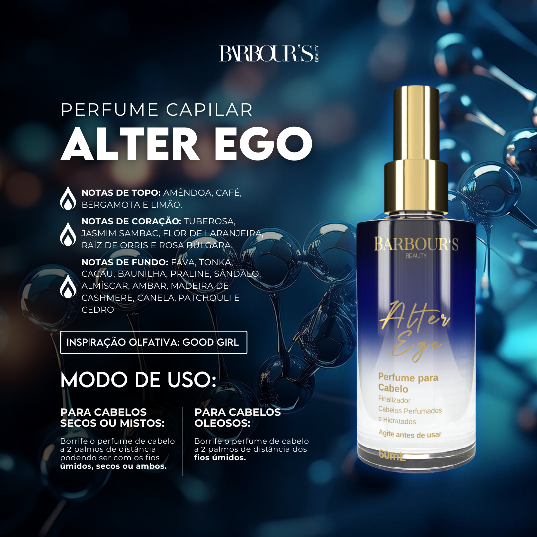 Kit 2 Perfumes de Cabelo - Alter Ego e Roses
