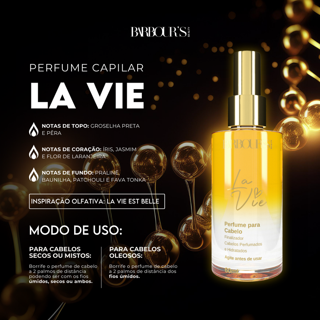 Kit Cabelo Perfumado (3 Perfumes Capilares)