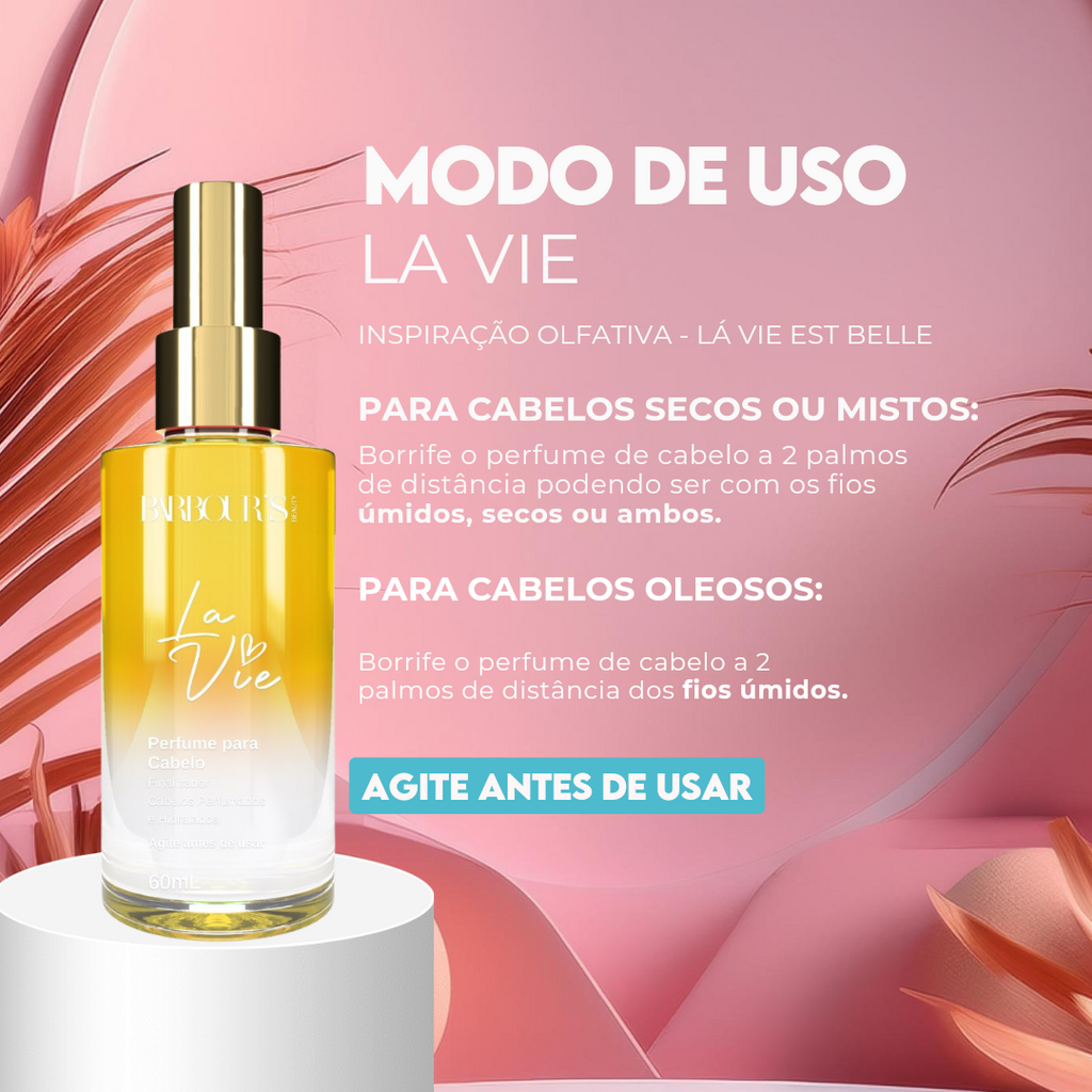 Kit Cabelo Brilhante (3 Perfumes Capilares)