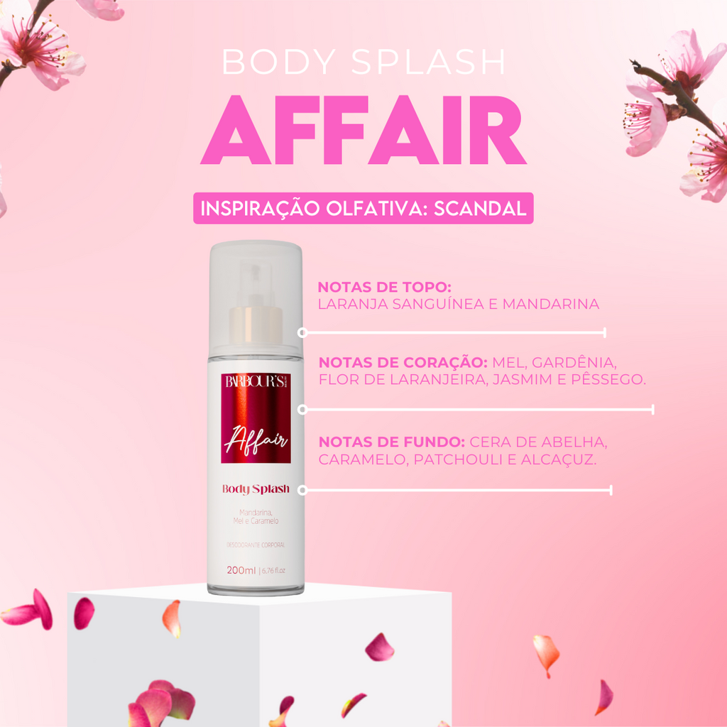 Kit Perfume de Cabelo e Body Splash - Affair