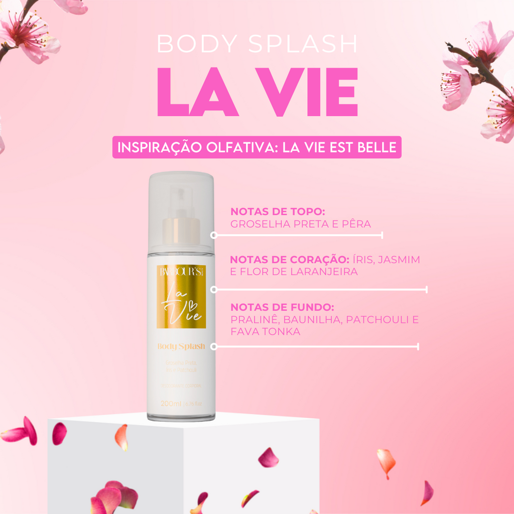 Kit Perfume de Cabelo e Body Splash - La Vie