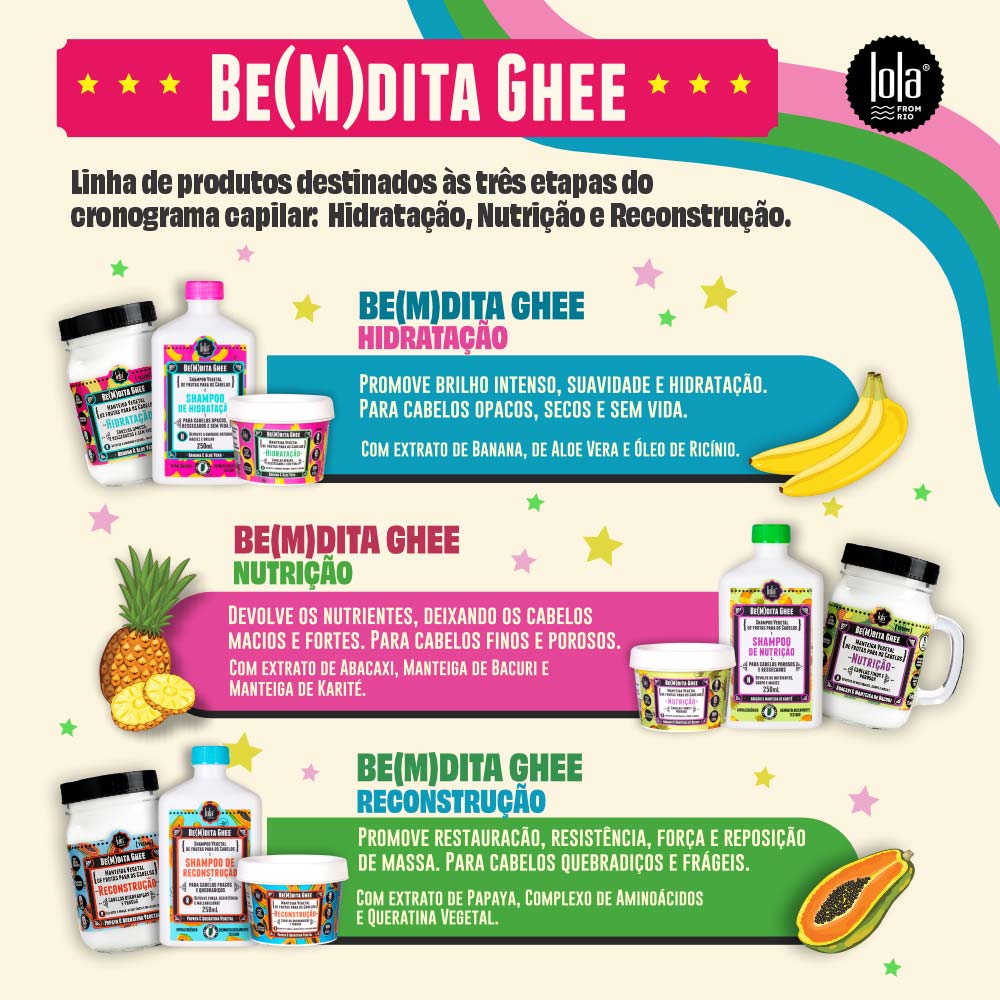 Lola From Rio Be(m)dita Ghee Banana Máscara de Hidratação