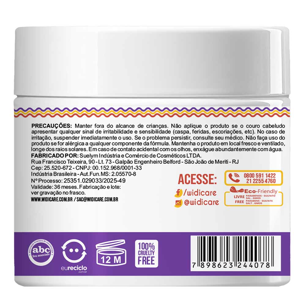 Widi Care Juba Butter Oil Antiporosidade Máscara