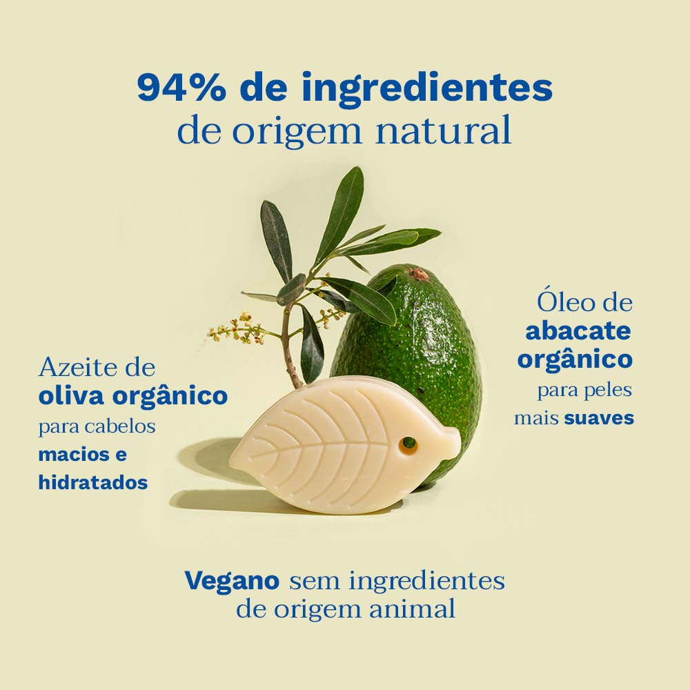 Mustela Shampoo Sólido Corpo e Cabelo 75g