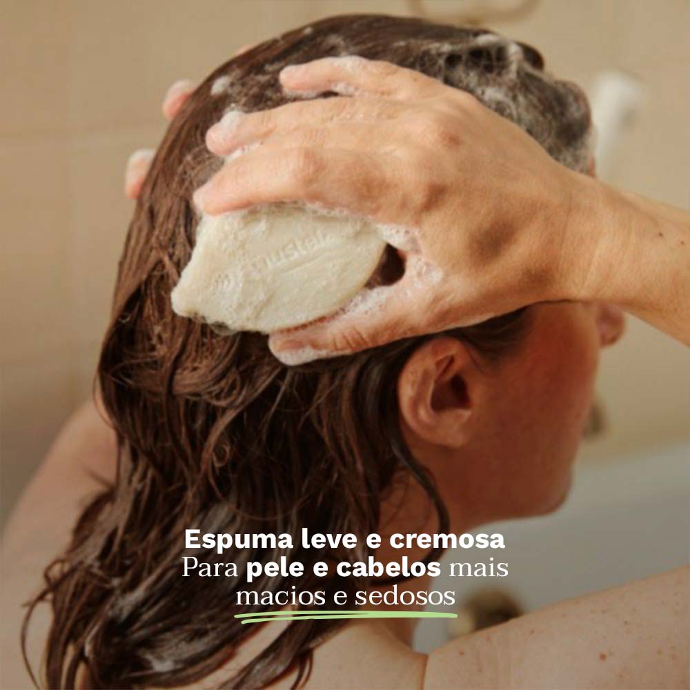 Mustela Shampoo Sólido Corpo e Cabelo 75g