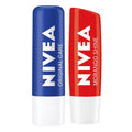 Nivea Kit Hidratante Labial Morango Shine e Original Care 2x4,8g