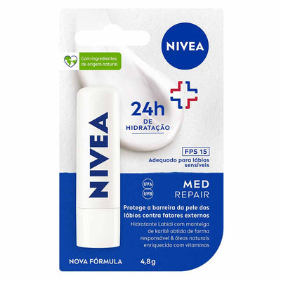 Nivea Med Repair Protetor Labial FPS 15 4,8g