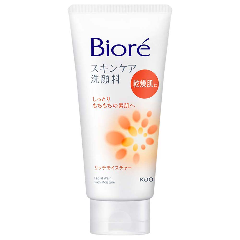 Bioré Skincare Wash Rich Moisture Sabonete Facial 130g